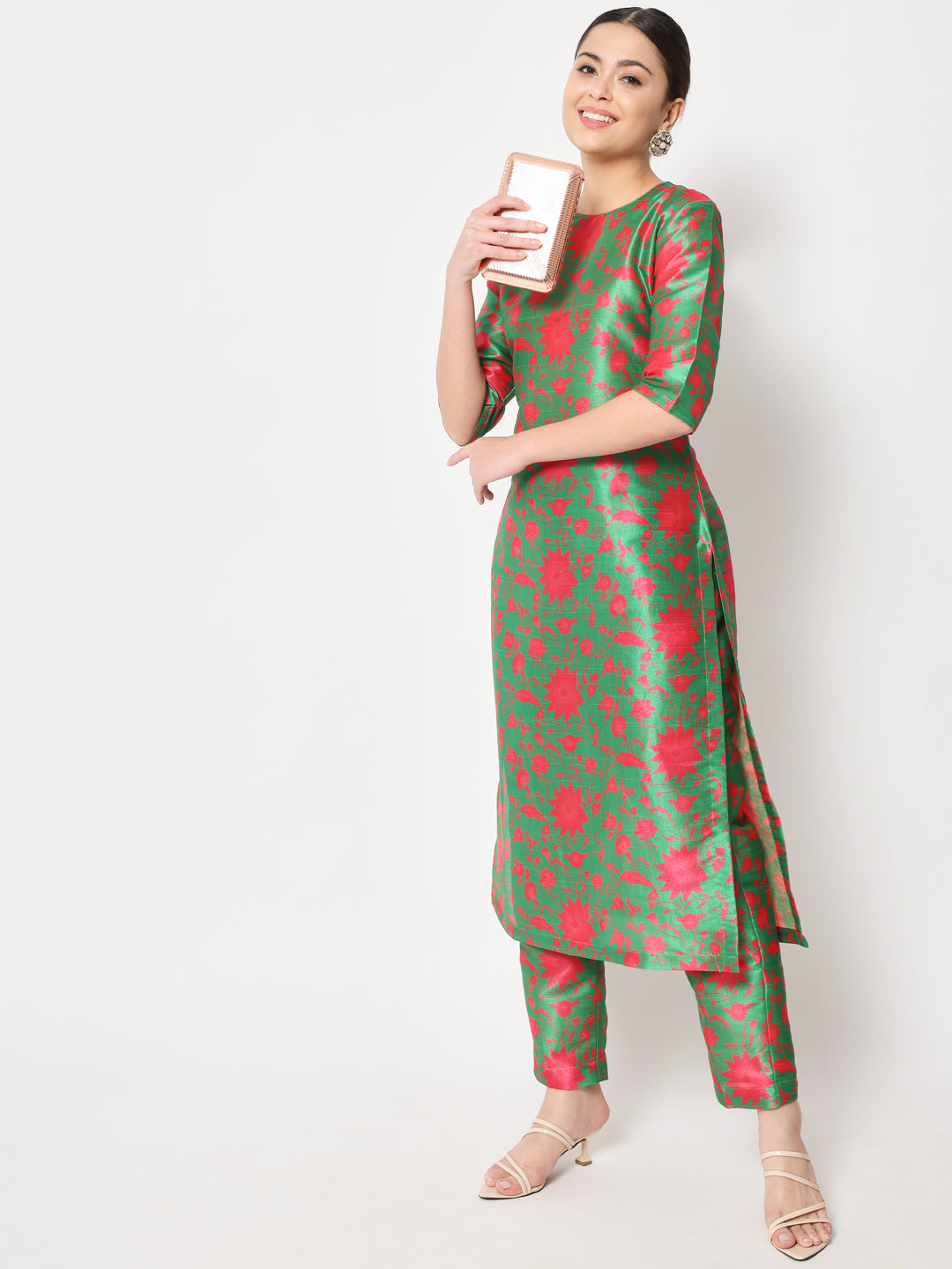 ladyline Cotton Kurtis with Straight Pants Set for India | Ubuy